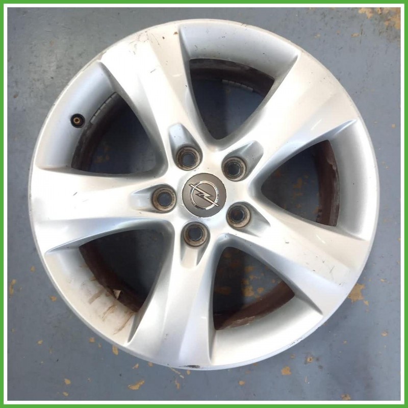 Cerchio Singolo in Lega Opel Astra J 17 pollici 17 7.0J 5x100 ET44 1pz 13417444 Originale Usato al pz