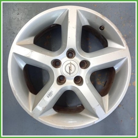 Cerchio Singolo in Lega Opel Astra H 17 pollici 17 7.0J 5x100 ET39 1pz 13229636 Originale Usato al pz