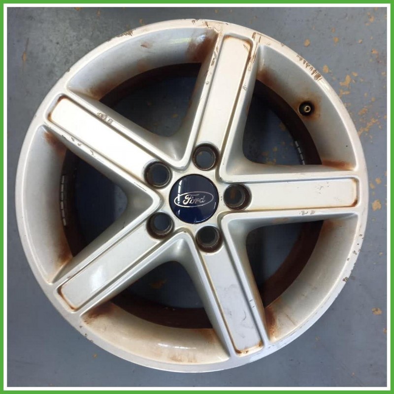Cerchio Singolo in Lega Ford Focus 2 Serie 16 pollici 16 6.5J 4x108 ET52.5 1pz 2037901 Originale Usato al pz