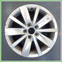 Cerchio Singolo in Lega Volkswagen Passat 6 Serie 16 pollici 16 7.0J 5x112 ET45 1pz 3AA6010258Z8 Originale Usato al pz