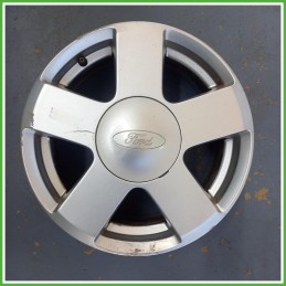 Cerchio Singolo in Lega Ford Fiesta 5 Serie 15 pollici 15 6.0J 4x108 ET52.5 1pz 1077166 Originale Usato al pz