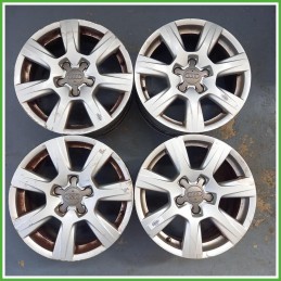 Cerchi in Lega Audi A4 8K5 Avant 16 pollici 16 7.5J 5x112 ET45 4pz 8K0601025F Originale Usato