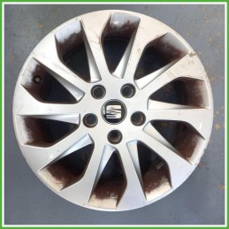 Cerchio Singolo in Lega Seat Leon 5F1 16 pollici 16 6.5J 5x112 ET46 1pz 5F06010258Z8 Originale Usato al pz
