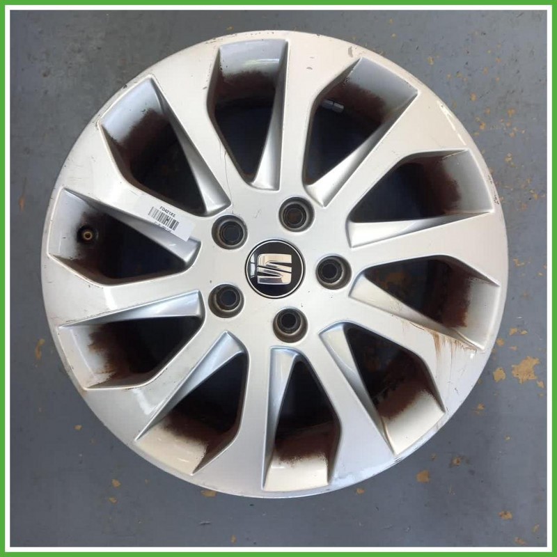 Cerchio Singolo in Lega Seat Leon 5F1 16 pollici 16 6.5J 5x112 ET46 1pz 5F06010258Z8 Originale Usato al pz