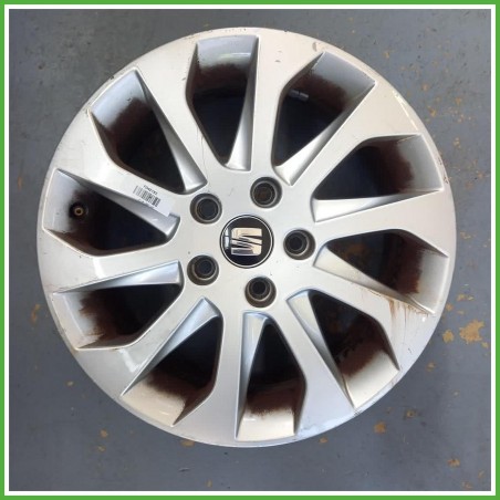 Cerchio Singolo in Lega Seat Leon 5F1 16 pollici 16 6.5J 5x112 ET46 1pz 5F06010258Z8 Originale Usato al pz