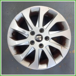 Cerchio Singolo in Lega Seat Leon 5F1 16 pollici 16 6.5J 5x112 ET46 1pz 5F06010258Z8 Originale Usato al pz