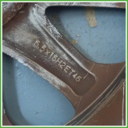 Cerchio Singolo in Lega Seat Leon 5F1 16 pollici 16 6.5J 5x112 ET46 1pz 5F06010258Z8 Originale Usato al pz