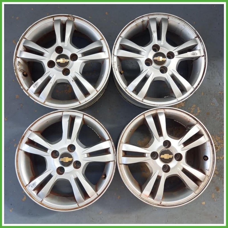 Cerchi in Lega Chevrolet Aveo 2 Serie 15 pollici 15 6.0J 4x100 ET45 4pz 95905458 Originale Usato