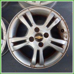 Cerchi in Lega Chevrolet Aveo 2 Serie 15 pollici 15 6.0J 4x100 ET45 4pz 95905458 Originale Usato