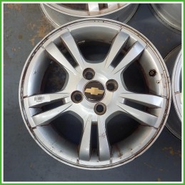 Cerchi in Lega Chevrolet Aveo 2 Serie 15 pollici 15 6.0J 4x100 ET45 4pz 95905458 Originale Usato