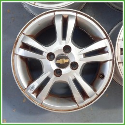 Cerchi in Lega Chevrolet Aveo 2 Serie 15 pollici 15 6.0J 4x100 ET45 4pz 95905458 Originale Usato