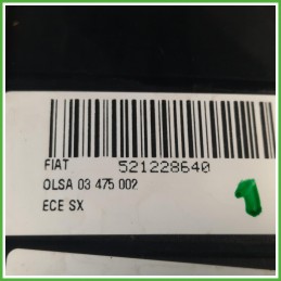 Fanale Fanalino Sinistro SX Olsa 03.475.002 Fiat 500L 2017-2022 51883572 Originale Usato
