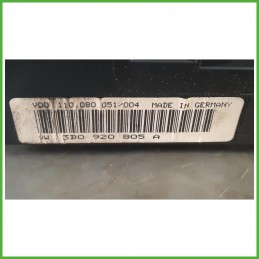 Quadro Strumenti Vdo 110.080.051/004 Volkswagen Passat 4 Serie Variant 1.9 TDi 3B0920805A 2000-2005