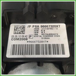 Comandi Devioguida Peugeot 3008 1 Serie 1.6 HDi 16v. 2009-2013 96773911ZD Peugeot 96667320XT