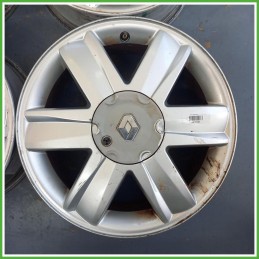 Cerchi in Lega Renault Megane 2 Serie SW 16 pollici 16 6.5J 4x100 ET49 4pz 8200026032 Originale Usato
