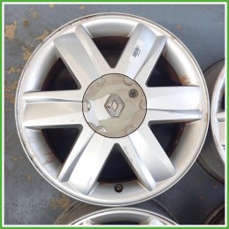 Cerchi in Lega Renault Megane 2 Serie SW 16 pollici 16 6.5J 4x100 ET49 4pz 8200026032 Originale Usato