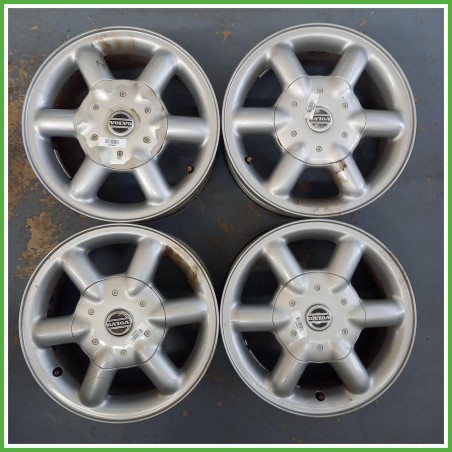 Cerchi in Lega Volvo S40 1 Serie 15 pollici 15 6.0J 4x114.3 ET44 4pz 30613996 Originale Usato