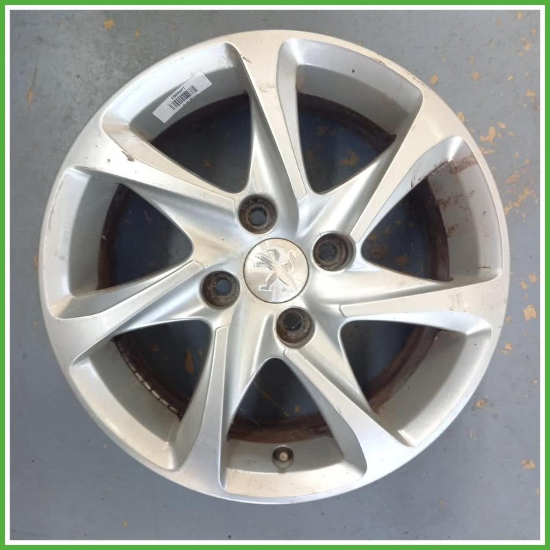 Cerchio Singolo in Lega Peugeot 208 1 Serie 15 pollici 15 6.0J 4x108 ET23 1pz 5401P4 Originale Usato al pz