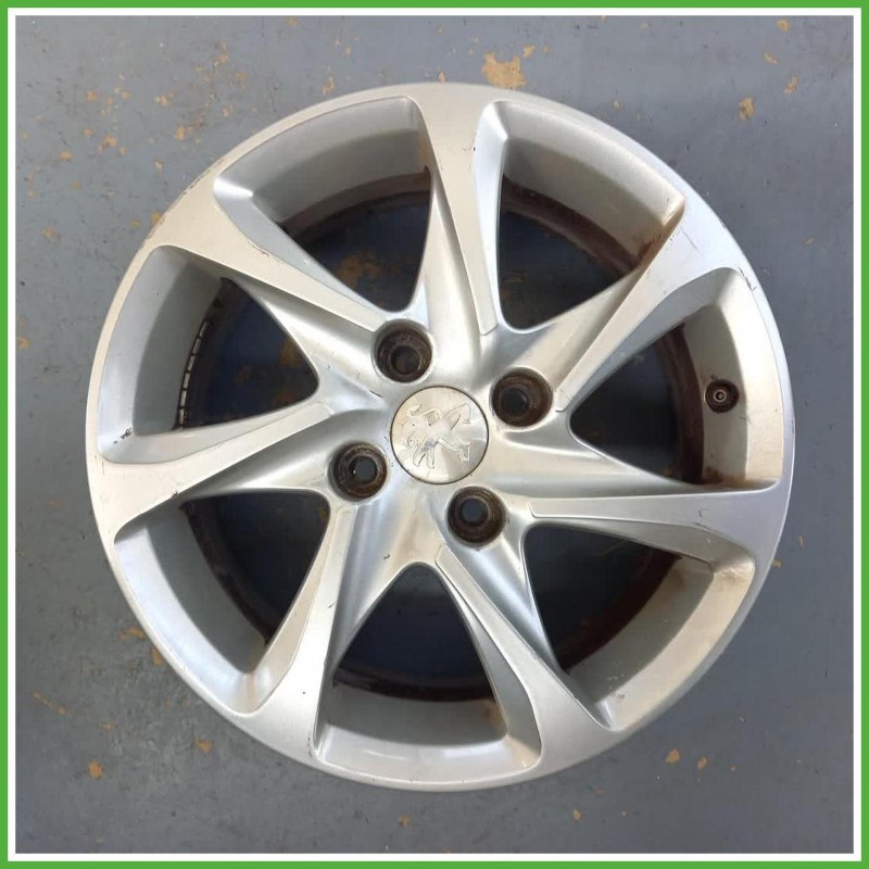 Cerchio Singolo in Lega Peugeot 208 1 Serie 15 pollici 15 6.0J 4x108 ET23 1pz 5401P4 Originale Usato al pz
