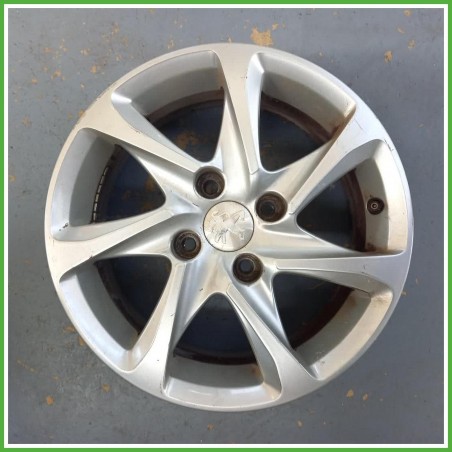 Cerchio Singolo in Lega Peugeot 208 1 Serie 15 pollici 15 6.0J 4x108 ET23 1pz 5401P4 Originale Usato al pz