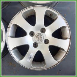 Cerchi in Lega Peugeot 207 15 pollici 15 6.0J 4x108 ET27 4pz 1608847180 Originale Usato