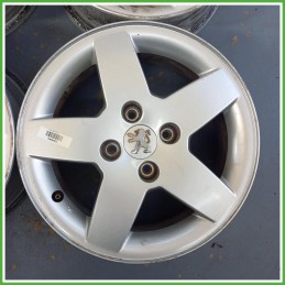 Cerchi in Lega Peugeot 207 15 pollici 15 6.0J 4x108 ET23 4pz 1608847180 Originale Usato