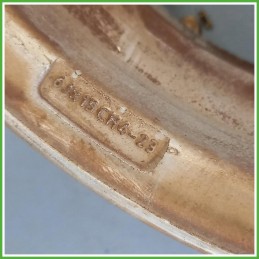 Cerchi in Lega Peugeot 207 15 pollici 15 6.0J 4x108 ET23 4pz 1608847180 Originale Usato