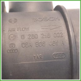Debimetro Misuratore Massa Aria Bosch 0280218002 Volkswagen New Beetle 1 Serie 2.0 06A906461AX Benzina 1998-2000