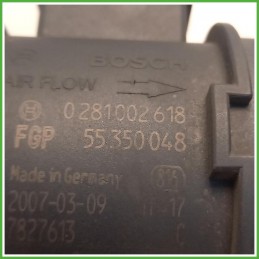 Debimetro Misuratore Massa Aria Bosch 0281002618 Opel Astra H 1.7 CDTi 16v. 93178243 Gasolio 2004-2009