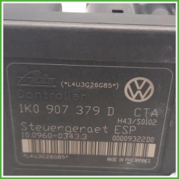 Centralina ABS Modulo Pompa Ate 10.0960-0343.3 1K0614517AEBEF Audi A3 8P1 2003-2008 Originale Usato