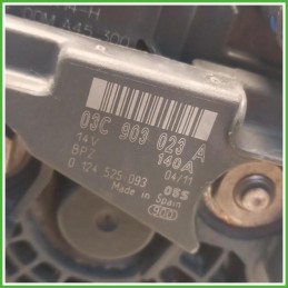 Alternatore Bosch 0124525093 Volkswagen Golf 6 Serie 03C903024J 2008-2012