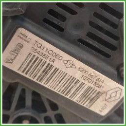 Alternatore Valeo TG11C060 Renault Scenic 2 Serie 8200667619 2005-2009