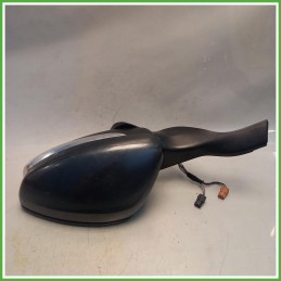 Specchio Specchietto Retrovisore Sinistro SX Grigio Peugeot 208 1 Serie 2015-2019 Ficosa Ficomirrors Originale Usato