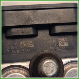 Centralina ABS Modulo Pompa Bosch 0265956292 95517805 Opel Adam 2013 Originale Usato