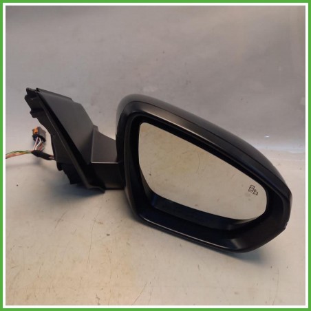 Specchio Specchietto Retrovisore Destro DX Nero Peugeot 3008 2 Serie 2020-2023 Smr Originale Usato