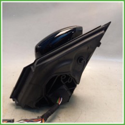 Specchio Specchietto Retrovisore Destro DX Nero Peugeot 3008 2 Serie 2020-2023 Smr Originale Usato