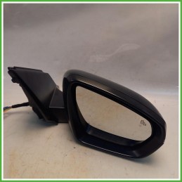 Specchio Specchietto Retrovisore Destro DX Nero Peugeot 3008 2 Serie 2020-2023 Smr Originale Usato