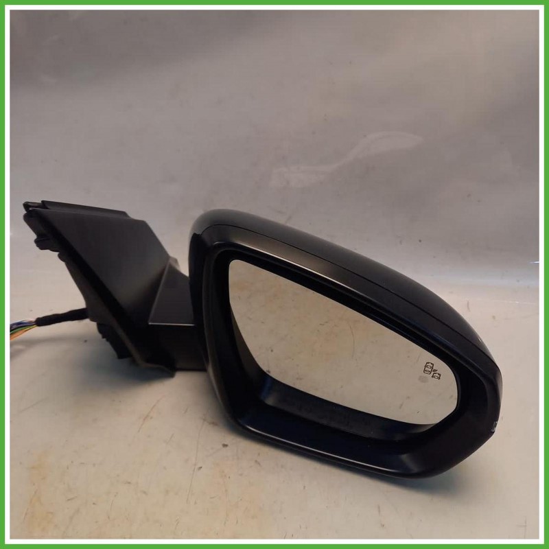 Specchio Specchietto Retrovisore Destro DX Nero Peugeot 3008 2 Serie 2020-2023 Smr Originale Usato