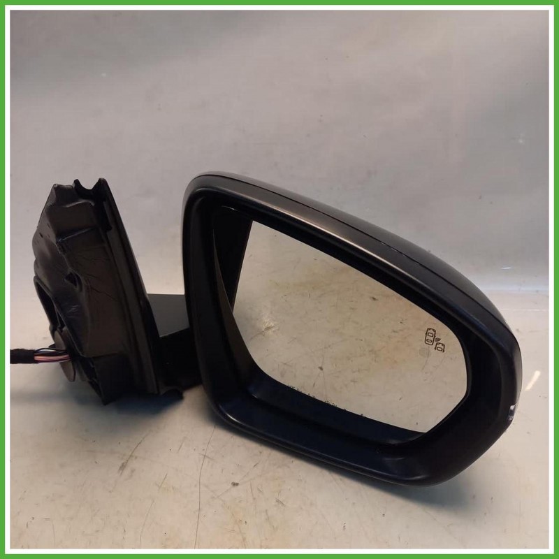 Specchio Specchietto Retrovisore Destro DX Nero Peugeot 3008 2 Serie 2020-2023 Smr Originale Usato
