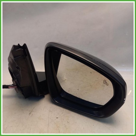 Specchio Specchietto Retrovisore Destro DX Nero Peugeot 3008 2 Serie 2020-2023 Smr Originale Usato