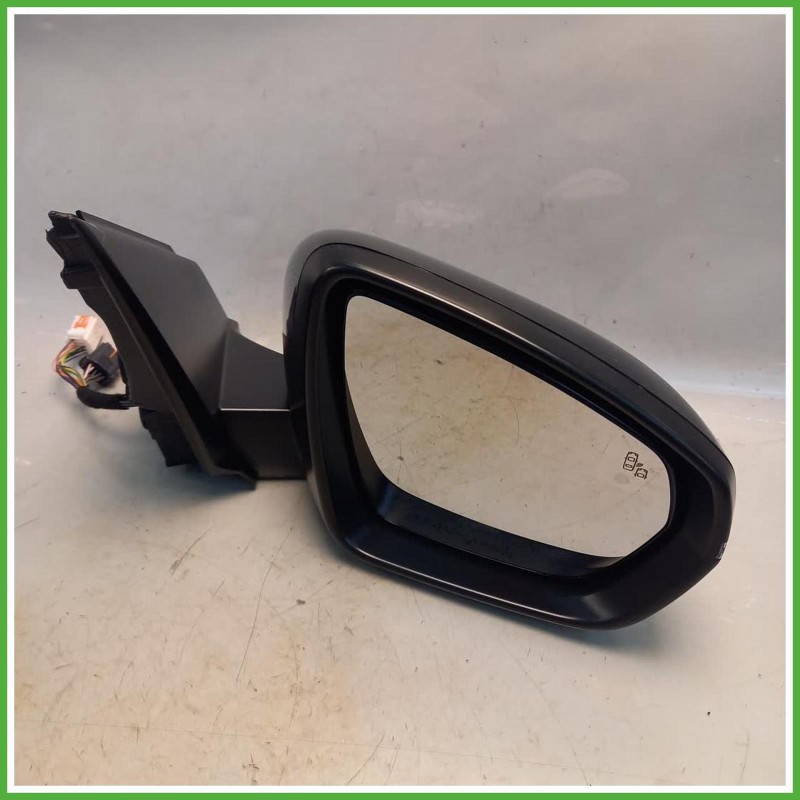 Specchio Specchietto Retrovisore Destro DX Nero Peugeot 3008 2 Serie 2020-2023 Smr Originale Usato