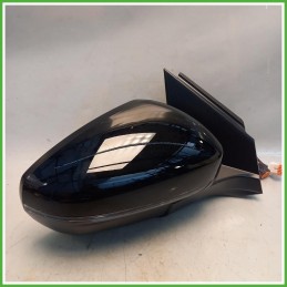 Specchio Specchietto Retrovisore Destro DX Nero Peugeot 3008 2 Serie 2020-2023 Smr Originale Usato
