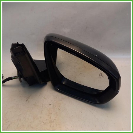 Specchio Specchietto Retrovisore Destro DX Nero Peugeot 3008 2 Serie 2020-2023 Smr Originale Usato