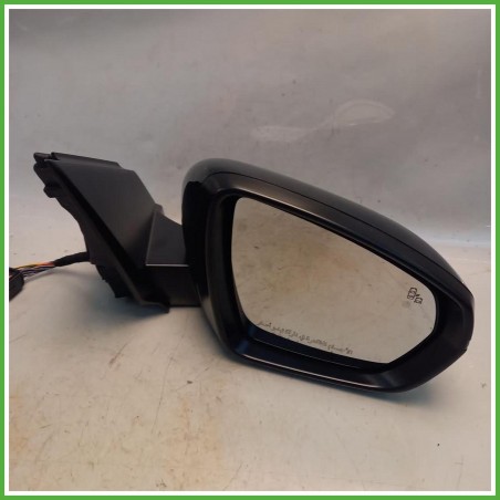 Specchio Specchietto Retrovisore Destro DX Nero Peugeot 3008 2 Serie 2020-2023 Smr Originale Usato