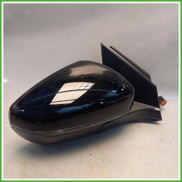 Specchio Specchietto Retrovisore Destro DX Nero Peugeot 3008 2 Serie 2020-2023 Smr Originale Usato