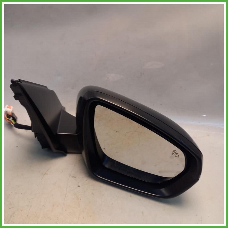 Specchio Specchietto Retrovisore Destro DX Nero Peugeot 3008 2 Serie 2020-2023 Smr Originale Usato