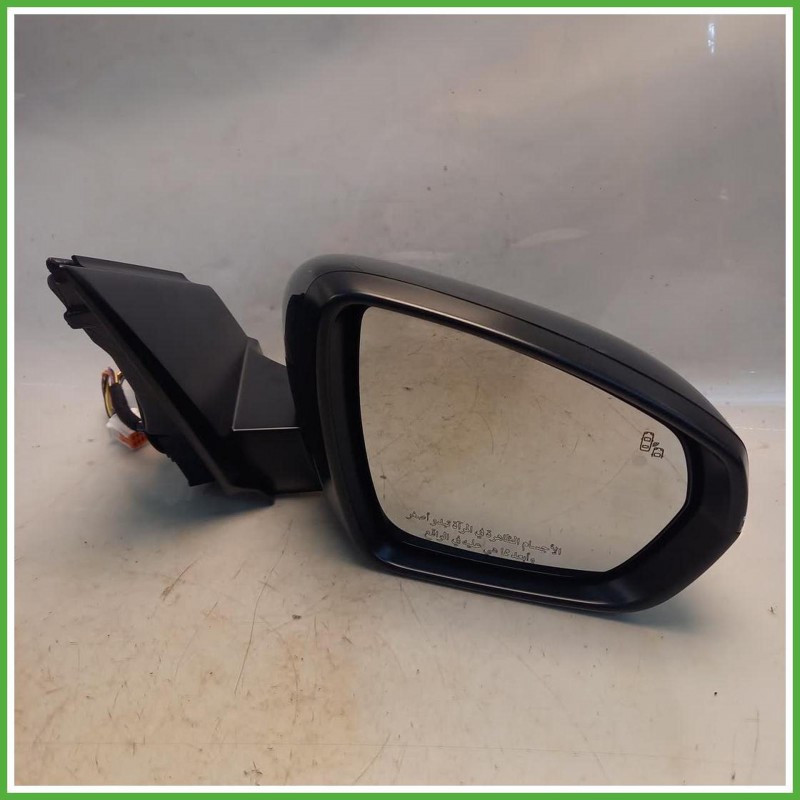 Specchio Specchietto Retrovisore Destro DX Nero Peugeot 3008 2 Serie 2020-2023 Smr Originale Usato