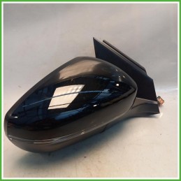 Specchio Specchietto Retrovisore Destro DX Nero Peugeot 3008 2 Serie 2020-2023 Smr Originale Usato
