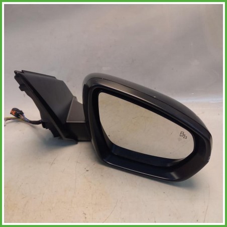 Specchio Specchietto Retrovisore Destro DX Nero Peugeot 3008 2 Serie 2020-2023 Smr Originale Usato