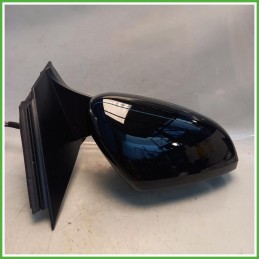Specchio Specchietto Retrovisore Destro DX Nero Peugeot 3008 2 Serie 2020-2023 Smr Originale Usato